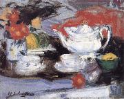 Francis Campbell Boileau Cadell Still Life with White Teapot painting